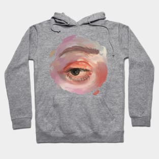 Colorful illustration of a eye. Hoodie